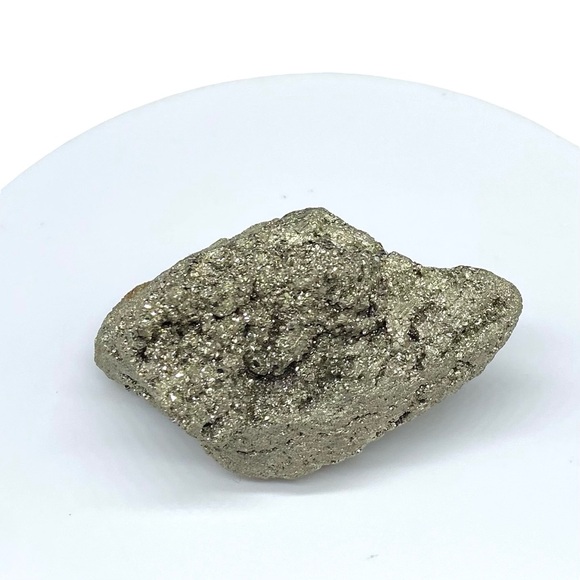 Pyrite Natural Stone Crystal Raw Rough Specimen Freeform Free Form Display Gift - Picture 5 of 5